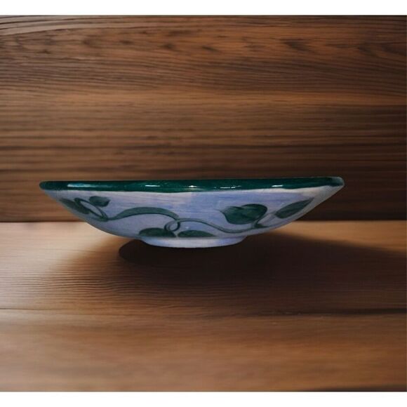 Lesal Ceramics Lisa Lindberg Nortwick Beautiful Rose Plate Bowl 8” - Picture 3 of 4